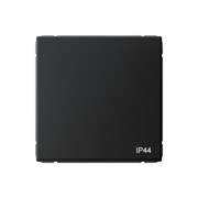 Systeme Electric ArtGallery Карбон Переключатель 1-клавишный IP44, 10АХ, механизм, быстрозажим. клем. GAL441061S