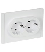 FORTE&PIANO Роз. 2-я с з/к з/ш б/к 16А FP223 бел. IEK FP-R24-16-1-K01