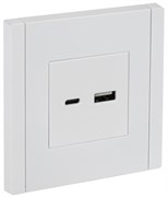 IEK FORTE&PIANO Белый Розетка USB A+C 18Вт FP251 FP-U22-018-K01