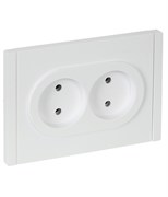 FORTE&PIANO Роз. 2-я без з/к з/ш б/к 10А FP226 бел. IEK FP-R20-10-1-K01