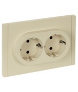 FORTE&PIANO Роз. 2-я с з/к з/ш б/к 16А FP423 ван. IEK FP-R24-16-1-K10