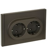 FORTE&PIANO Роз. 2-я с з/к без з/ш б/к 16А FP324 сер. IEK FP-R21-16-1-K03