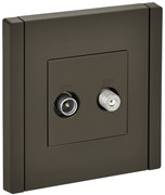 FORTE&PIANO Роз. двойная TV+SAT FP338 сер. IEK FP-AF20-O-K03