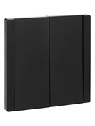 FORTE&PIANO Выключ. 2-кл. с инд. 10А FP106 чер. IEK FP-V20-1-10-1-K02