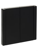 FORTE&PIANO Выключ. 2-кл. прох. 10А FP107 чер. IEK FP-V22-0-10-1-K02