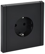 FORTE&PIANO Роз. с з/к без з/ш б/к 16А FP114 чер. IEK FP-R11-16-1-K02