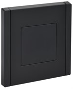 IEK FORTE&PIANO Черный Заглушка с суппортом FP141 FP-PL10-K02