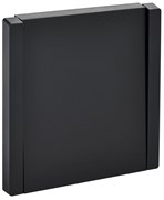 IEK FORTE&PIANO Черный Выключатель 1-кл самовозвратный 10А FP110 FP-V14-0-10-1-K02