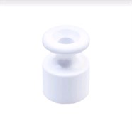 Bironi пластик белый изолятор 100шт/уп B1-551-21-100