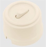 BIRONI Лизетта Пластик Песочное золото Выключатель 1-кл (клавишный) B1-220-24