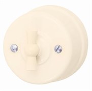 BIRONI Лизетта Пластик Песочное золото Выключатель 2-кл B1-202-24