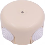 BIRONI Лизетта Пластик Песочное золото Распределительная коробка 78*30мм (4 кабельных ввода в комплекте) B1-521-24-K