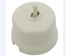 Bironi Лизетта пластик слоновая кость выключатель 1-клавишный (тумблерный) B1-230-211