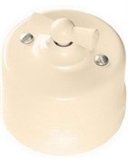 Bironi Лизетта пластик слоновая кость выключатель 2-клавишный B1-202-211