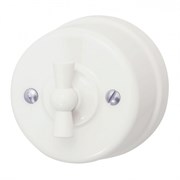 Bironi Лизетта пластик слоновая кость выключатель 1-клавишный B1-200-211