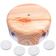 Bironi Лизетта пластик карельская сосна распределительная коробка 110*35мм (4 ввода в комплекте) B1-522-13-K