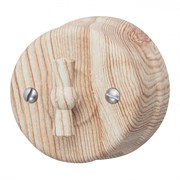 Bironi Лизетта пластик карельская сосна выключатель 1-клавишный B1-200-13