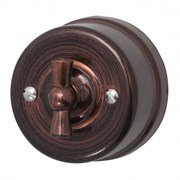 Bironi Лизетта пластик медный век выключатель 1-клавишный B1-200-16