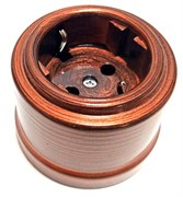 Bironi Лизетта пластик медный Век розетка с заземлением B1-101-16