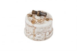 Bironi Лизетта керамика мрамор выключатель перекрестный 1-клавишный B1-203-09