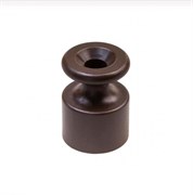 Bironi пластик коричневый изолятор 100шт/уп B1-551-22-100