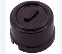 Bironi Лизетта пластик чёрный выключатель перекрестный 1-клавишный (клавишный) B1-223-23