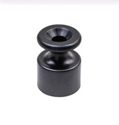 Bironi пластик чёрный изолятор 100шт/уп B1-551-23-100