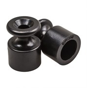 Bironi пластик чёрный изолятор 10шт/уп B1-551-23-10