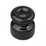 Bironi Ришелье керамика чёрный изолятор 50шт/уп R1-551-03-50