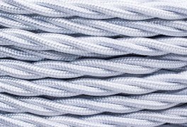 Bironi белый глянец витой провод 3*0,75 50м B1-432-071-50