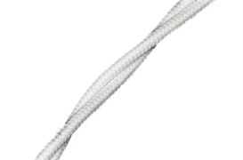 Bironi белый матовый витой провод 2*1,5 50м B1-424-71-50