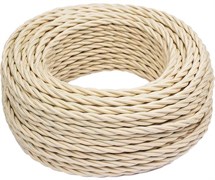 Bironi песочное золото матовый витой провод 3*2,5 150м B1-435-719-150