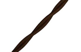 Bironi коричневый глянец витой провод 3*1,5 50м B1-434-072-50