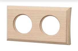 Bironi Шедель бук натурэль рамка 2-ая на бревно 280мм (скрытый монтаж) BF4C28-620-10