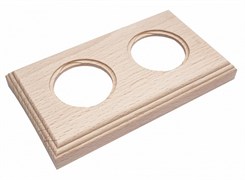 Bironi Шедель бук натурэль рамка 2-ая на бревно 240мм (скрытый монтаж) BF4C24-620-10