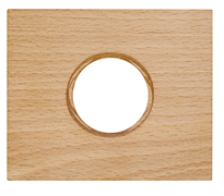 BIRONI Шедель Форест Бук Светлый бук Рамка 1-ая (скрытый монтаж) BF7-610-110