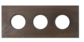 BIRONI Шедель Форест Бук Винтаж Рамка 3-ая (скрытый монтаж) BF7-630-18