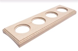 Bironi Шедель бук натурэль рамка 4-ая на бревно 260мм (скрытый монтаж) BF4C26-640-10