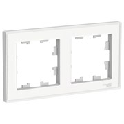 Systeme Electric AtlasDesign Art белый рамка 2-ая ATN200102