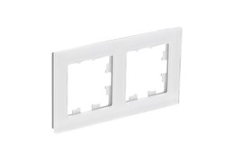 Systeme Electric AtlasDesign Nature натуральное стекло белый рамка 2-ая ATN360102