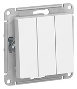 Systeme Electric AtlasDesign Лотос Выключатель 3-клавишный, сх.1+1+1, 10АХ, механизм ATN001331