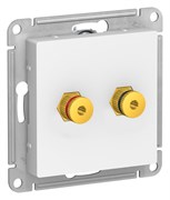 Systeme Electric AtlasDesign Лотос Розетка аудио двойная ATN001387