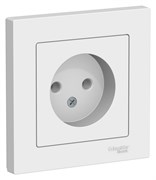 Systeme Electric AtlasDesign Лотос Розетка б/з, 16А, в сборе ATN001340