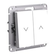 Systeme Electric AtlasDesign Лотос Выключатель 2-клавишный жалюзи, 10А, механизм ATN001319