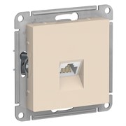Systeme Electric AtlasDesign бежевый розетка компьютерная RJ45, кат. 6A, механизм ATN000286