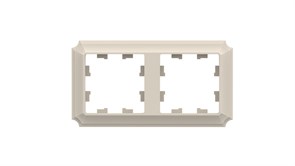 Systeme Electric AtlasDesign Antique бежевый рамка 2-ая, универсальная ATN100202