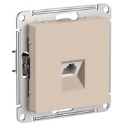 Systeme Electric AtlasDesign песочный розетка компьютерная RJ45, кат. 6A, механизм ATN001286