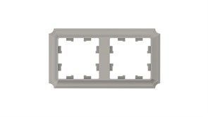 Systeme Electric AtlasDesign Antique шампань рамка 2-ая, универсальная ATN100502