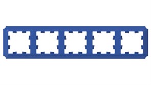 Systeme Electric AtlasDesign Antique аквамарин рамка 5-ая, универсальная ATN101105