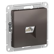 Systeme Electric AtlasDesign мокко розетка компьютерная RJ45, кат. 6A, механизм ATN000686